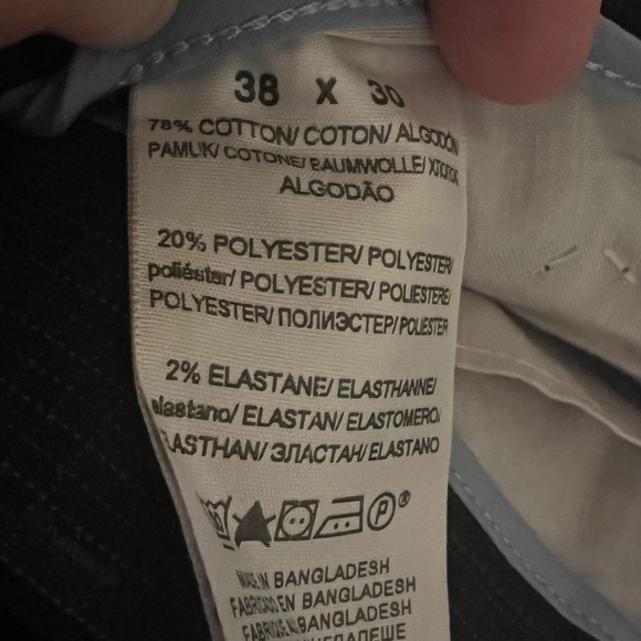 Dockers Men's 38x30 Black The‎ Best Pressed  Signature Khaki Flat Front NWT - Picture 6 of 6